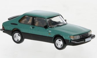 Saab 900 Turbo, metalic green, 1986